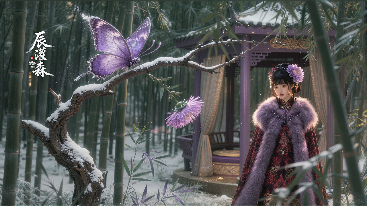 辰灌森 | 紫蝶仙子系列（二）-0017（图ZNDAyNjQ0OTAw） - 修图/后期 - 站酷设计师辰灌森原创素材 - 站酷ZCOOL