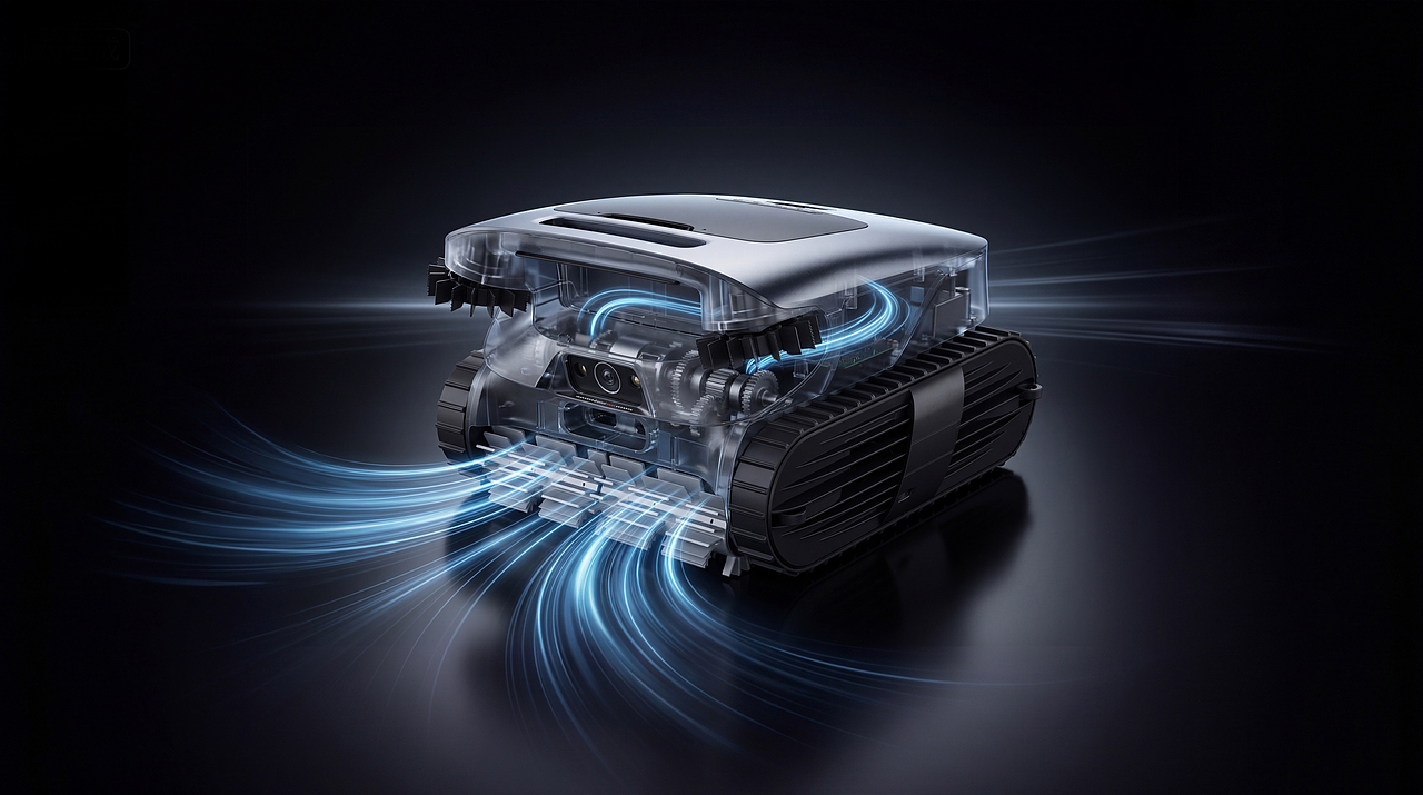 AIGC 赋能泳池清洁机器人视觉分享（图ZNDAyNjQ1MzQ4） - 产品 - 站酷设计师Sapce宇原创素材 - 站酷ZCOOL