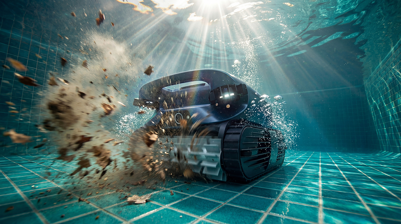 AIGC 赋能泳池清洁机器人视觉分享（图ZNDAyNjQ1Mzg0） - 产品 - 站酷设计师Sapce宇原创素材 - 站酷ZCOOL
