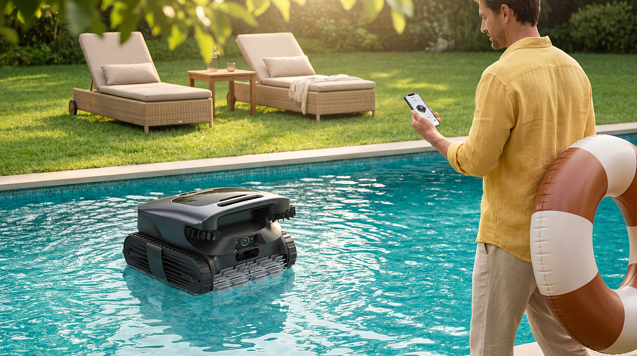 AIGC 赋能泳池清洁机器人视觉分享（图ZNDAyNjQ1Mzc2） - 产品 - 站酷设计师Sapce宇原创素材 - 站酷ZCOOL