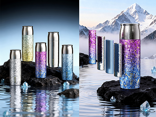 钛杯渲染——高奢焖茶杯渲染（八）