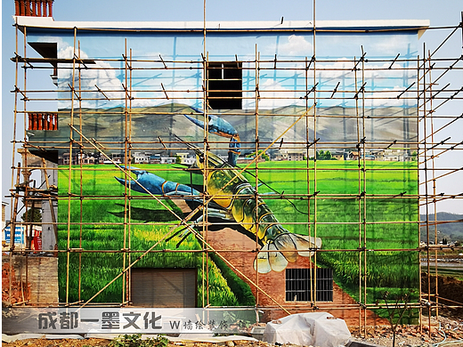 成都墙绘，乡村振兴，农村壁画