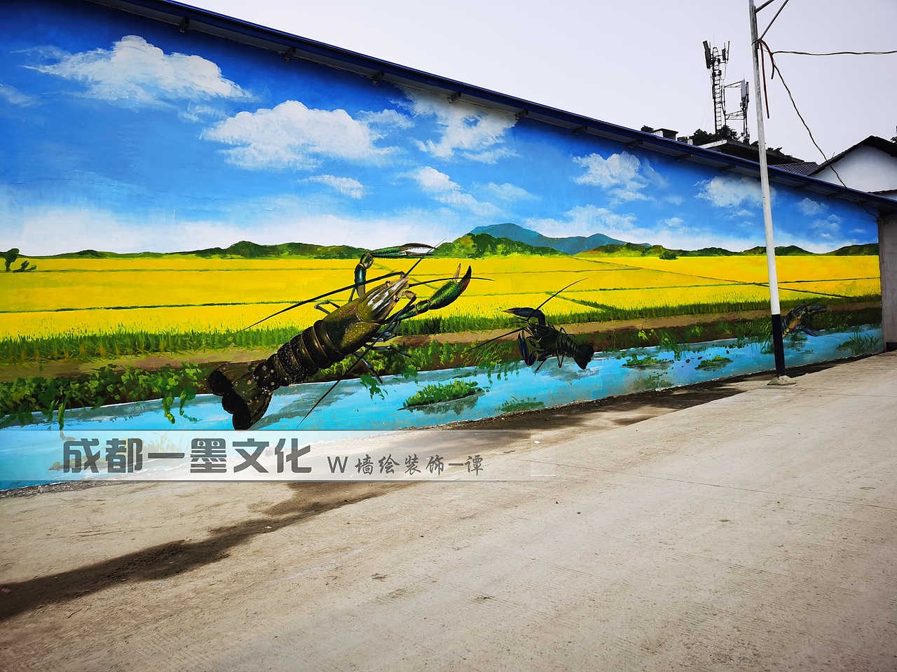 成都墙绘，成都彩绘，农村壁画（图ZNDAyNjUxOTQ4） - 绘画 - 站酷设计师壁画墙绘原创素材 - 站酷ZCOOL