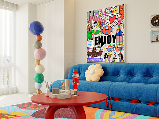 宫崎骏同款治愈客厅，娃的快乐老家