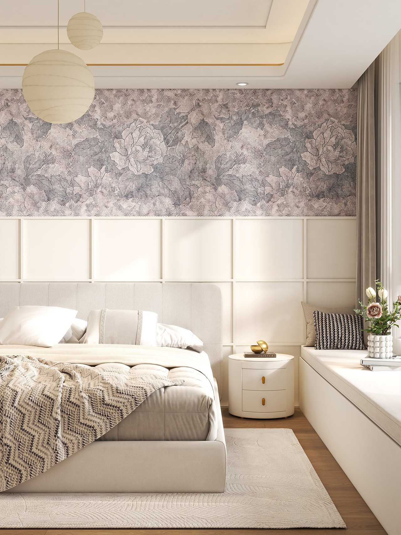 法式风卧室（图ZNDAyNjYxMTU2） - 家装设计 - 站酷设计师彼岸花开JIA原创素材 - 站酷ZCOOL