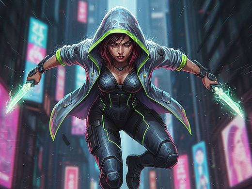 Daz Studio：人体废也能画宣发？“骨架嫁接流” 快速生成 4K 角色立绘