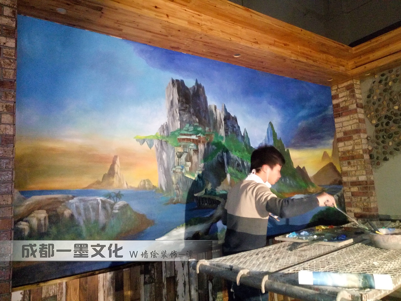 网咖墙绘，网咖装修（图ZNDAyNjczMzA4） - 绘画 - 站酷设计师新农村壁画原创素材 - 站酷ZCOOL