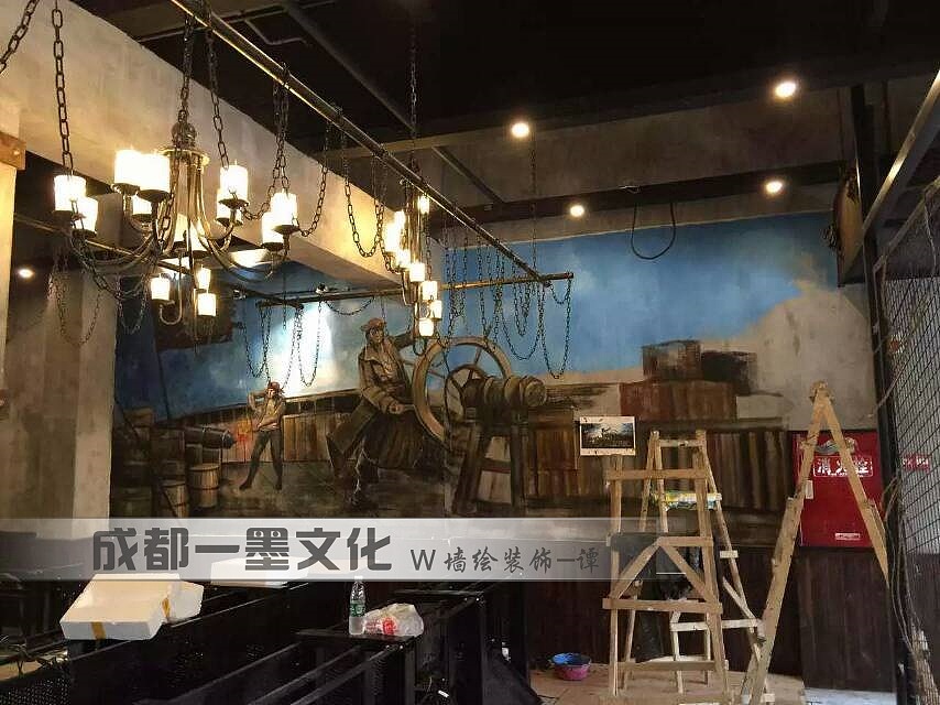 酒店墙绘，ktv墙绘，酒吧墙绘（图ZNDAyNjc0MTYw） - 绘画 - 站酷设计师新农村壁画原创素材 - 站酷ZCOOL