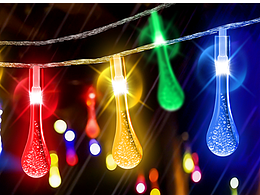 GVVOO HOME：水滴氣泡燈串