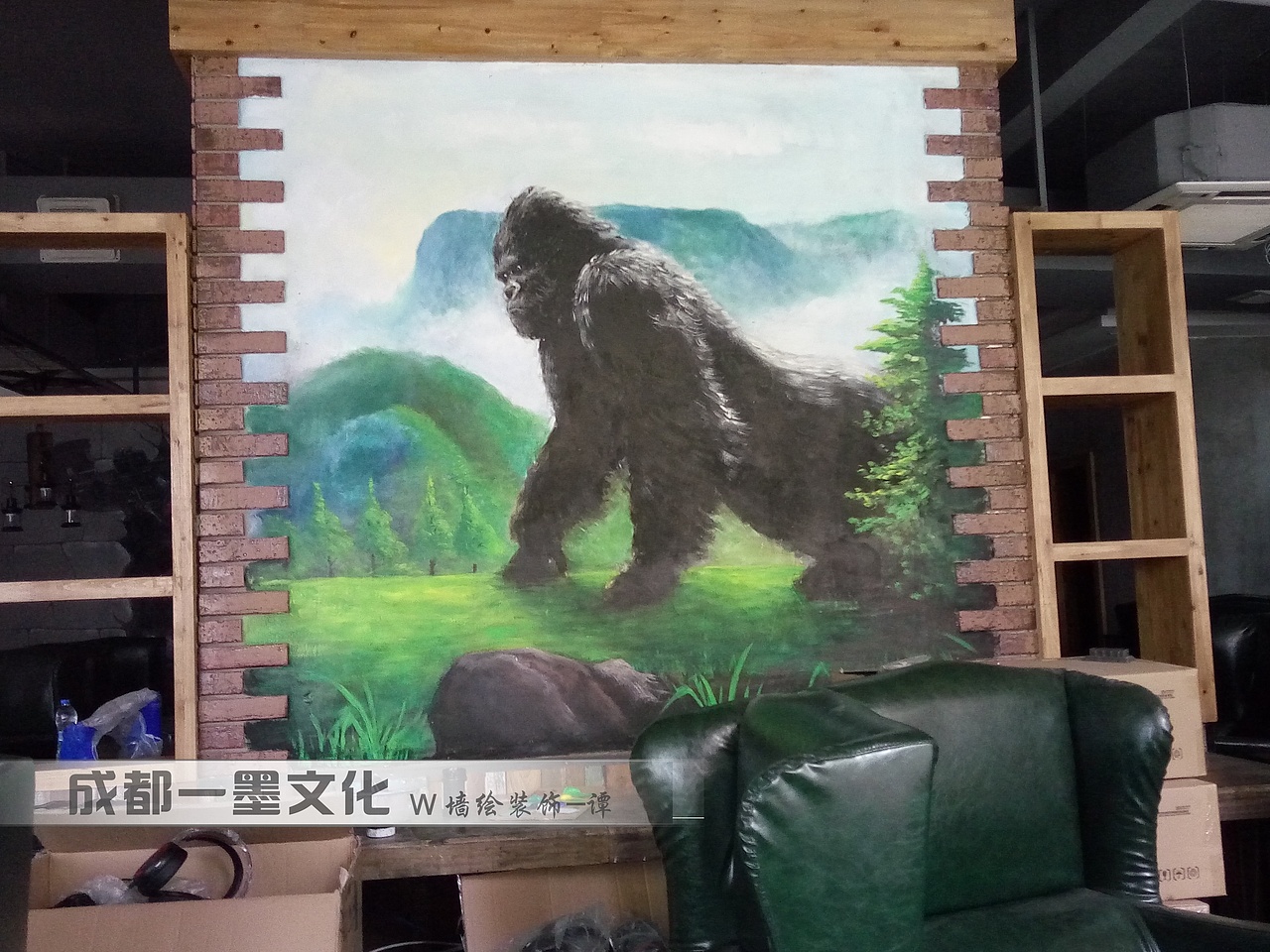 风景墙绘，成都墙绘，游戏插画（图ZNDAyNjc5Mzgw） - 绘画 - 站酷设计师新农村墙绘原创素材 - 站酷ZCOOL