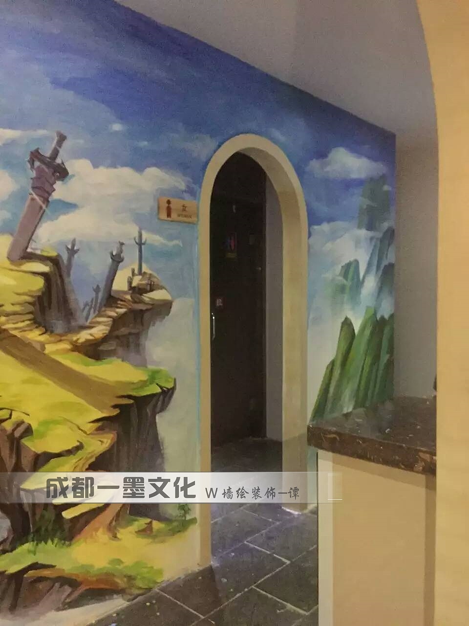 游戏插画，成都墙绘，风景墙绘（图ZNDAyNjg1MDcy） - 绘画 - 站酷设计师壁画墙绘原创素材 - 站酷ZCOOL