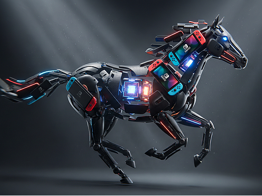 AIGC 好玩又有趣的品牌马儿🐎