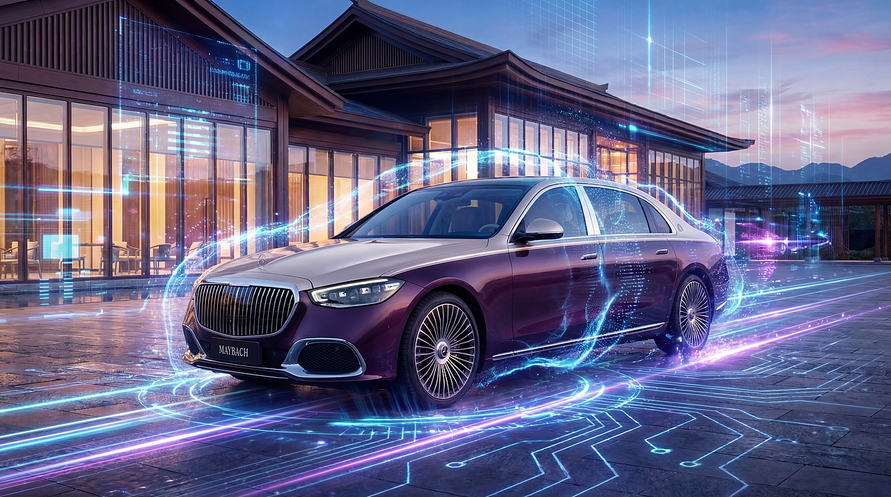 《光痕:Mercedes-Maybach 视觉海报 | 3D渲染作品》(图ZNDAyNjkyNjIw) - 其他三维 - 站酷设计师简泽一原创素材 - 站酷ZCOOL