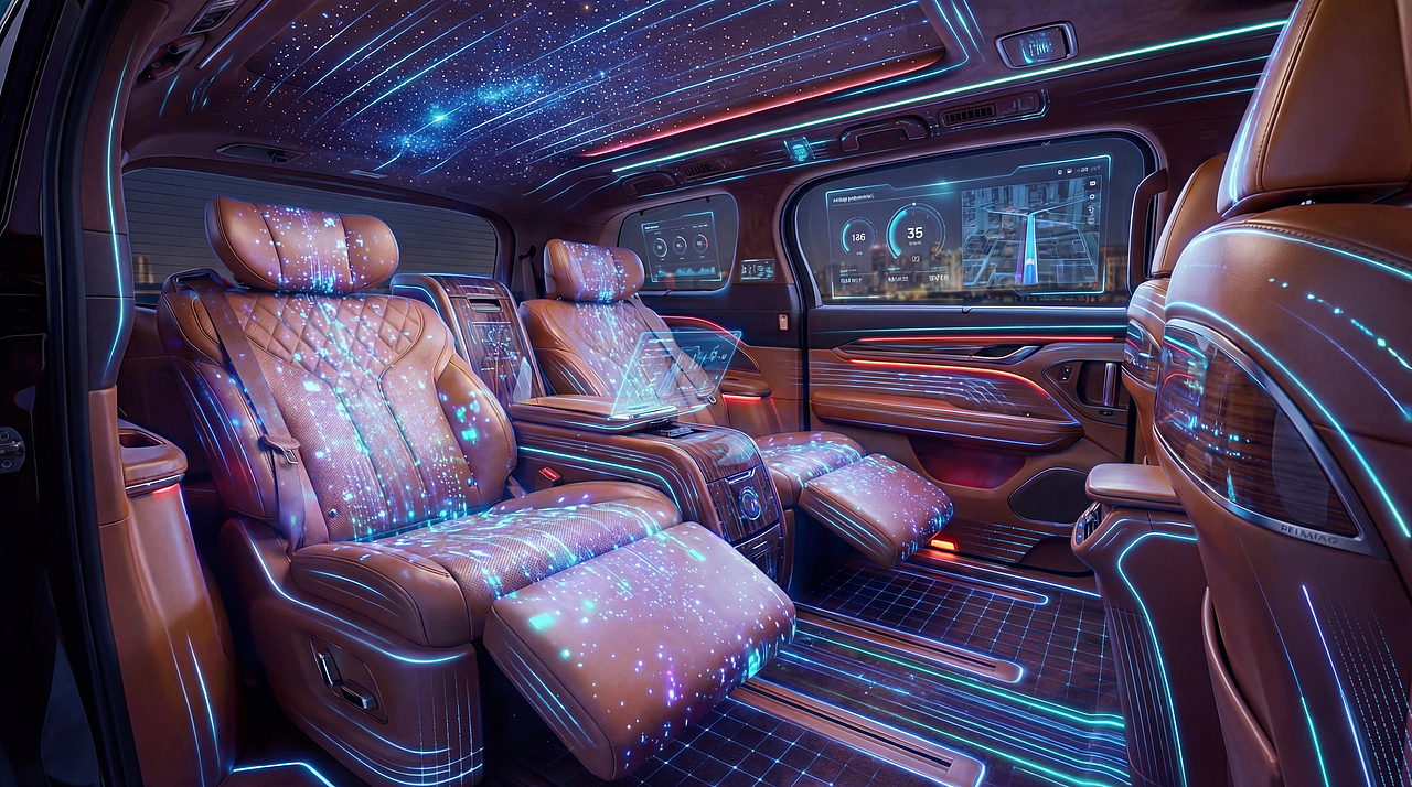 《光痕：Mercedes-Maybach 视觉海报 | 3D渲染作品》（图ZNDAyNjkzMzY0） - 其他三维 - 站酷设计师简泽一原创素材 - 站酷ZCOOL