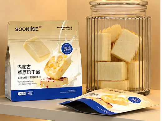 草原奶干包装设计