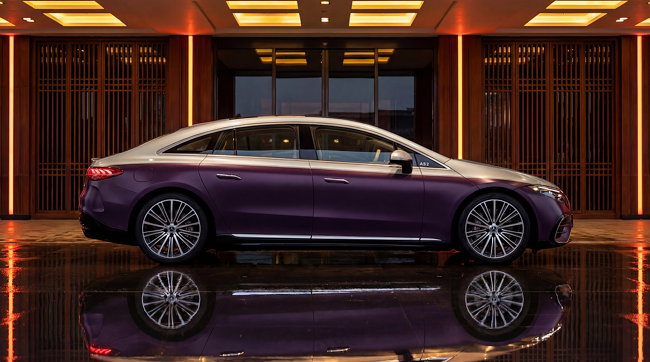 《光痕：Mercedes-Maybach 视觉海报 | 3D渲染作品》（图ZNDAyNjk0MDM2） - 其他三维 - 站酷设计师简泽一原创素材 - 站酷ZCOOL