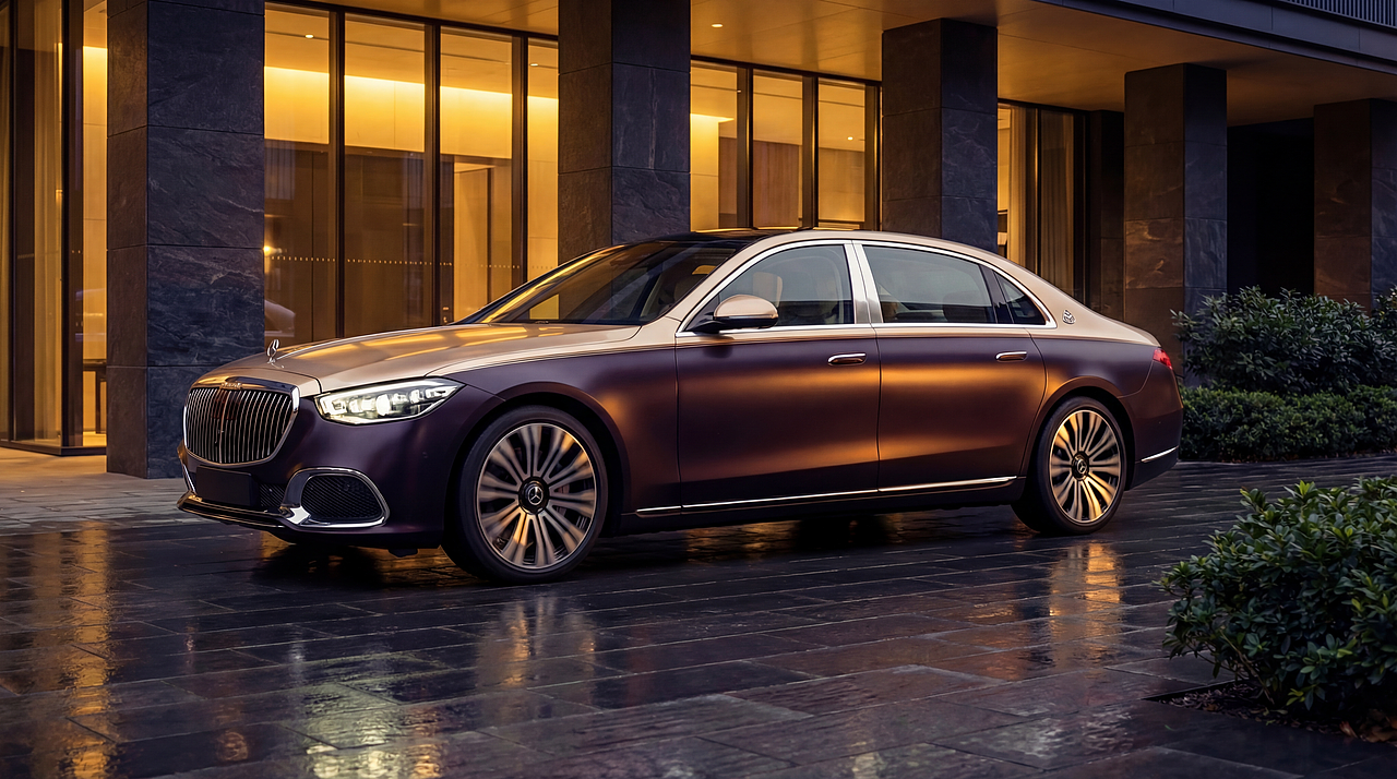 《光痕:Mercedes-Maybach 视觉海报 | 3D渲染作品》(图ZNDAyNjk0MDY4) - 其他三维 - 站酷设计师简泽一原创素材 - 站酷ZCOOL