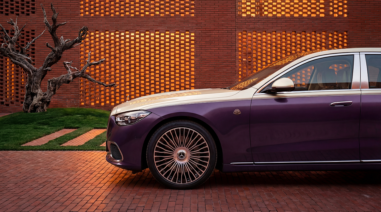 《光痕:Mercedes-Maybach 视觉海报 | 3D渲染作品》(图ZNDAyNjk0MDg0) - 其他三维 - 站酷设计师简泽一原创素材 - 站酷ZCOOL