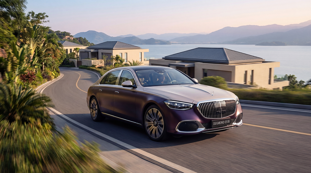 《光痕:Mercedes-Maybach 视觉海报 | 3D渲染作品》(图ZNDAyNjk0MTA4) - 其他三维 - 站酷设计师简泽一原创素材 - 站酷ZCOOL