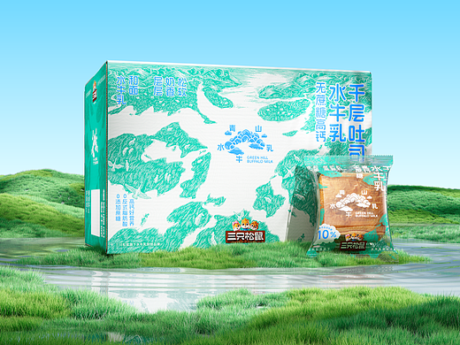 陈义文包装设计作品丨青山水牛乳 品牌设计