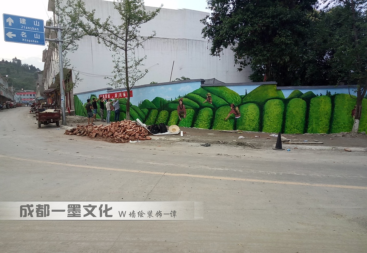 美丽乡村，乡村壁画，农耕文化（图ZNDAyNjk3MDQw） - 绘画 - 站酷设计师成都一墨文化创意原创素材 - 站酷ZCOOL