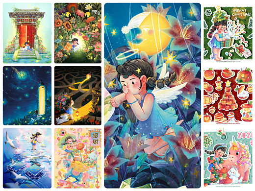 插畫合集第六期（個(gè)人主頁-ZNzMxNjQ4NTY=） - 創(chuàng)作習(xí)作 - 站酷設(shè)計(jì)師紫汐A.TING原創(chuàng)素材 - 站酷ZCOOL