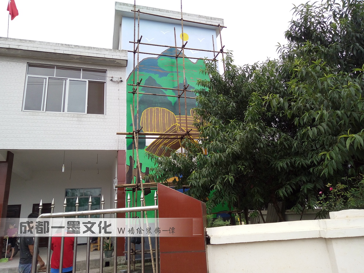 乡村壁画，乡村墙绘，农耕文化（图ZNDAyNzAxNzg0） - 绘画 - 站酷设计师壁画墙绘原创素材 - 站酷ZCOOL