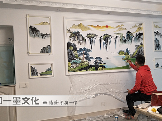 成都墙绘，成都彩绘，成都壁画，墙绘国画