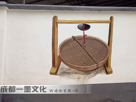 茶文化，新农村墙绘，新农村壁画