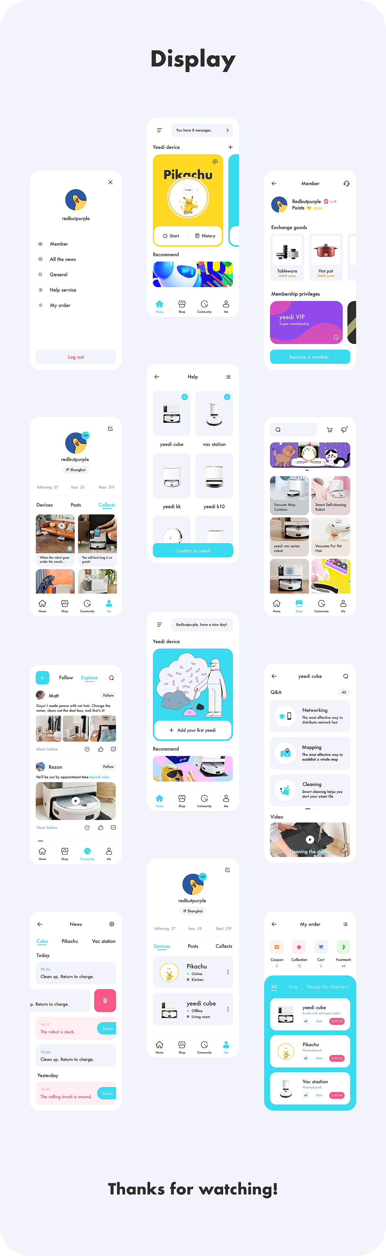 yeedi｜年轻人的轻智能生活方式探索者（图ZNDAyNzA2MzQ0） - APP界面 - 站酷设计师CREA_DESIGN原创素材 - 站酷ZCOOL