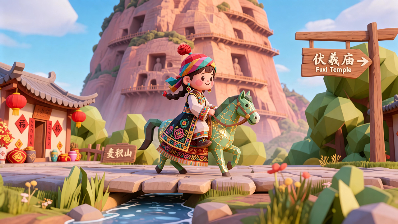 第一部AIGC文旅小短片。（图ZNDAyNzA2ODIw） - AI作品 - 站酷设计师小皮同学呀原创素材 - 站酷ZCOOL