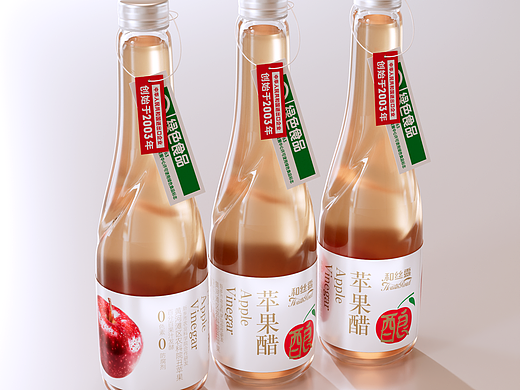 自然系果醋包装设计 ｜ 细节里的鲜酿质感