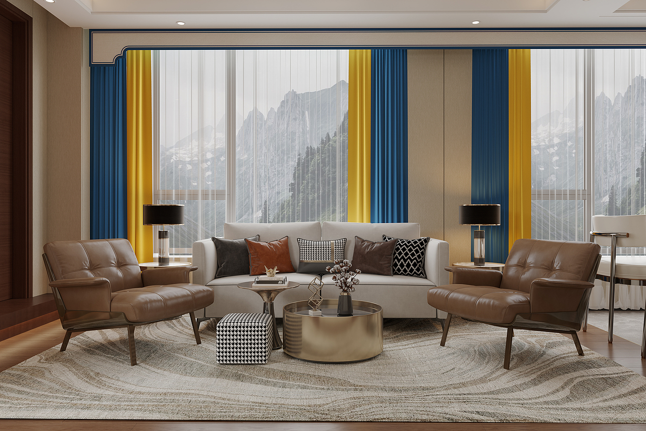 酒店套房（图ZNDAyNzEwNzMy） - 家装设计 - 站酷设计师是念之呀原创素材 - 站酷ZCOOL