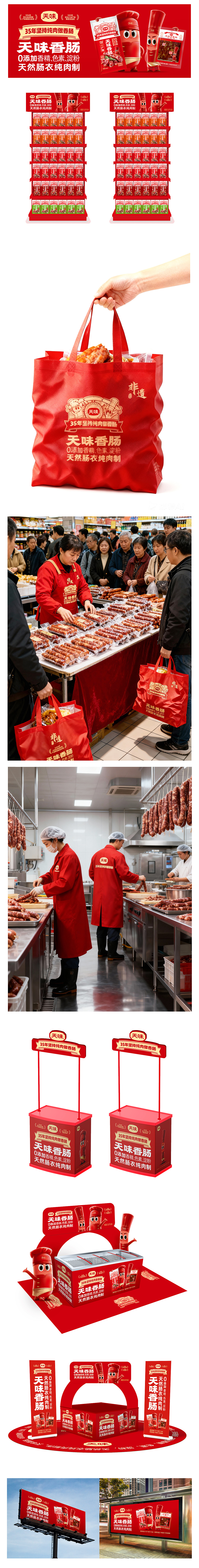 一格×天味｜35年纯肉做香肠 用时间力量助推品牌重塑（图ZNDAyNzExNzQ0） - 包装 - 站酷设计师一格品牌策划原创素材 - 站酷ZCOOL