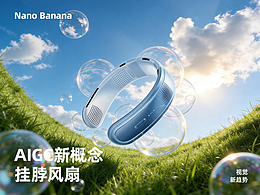 【AIGC】挂脖风扇