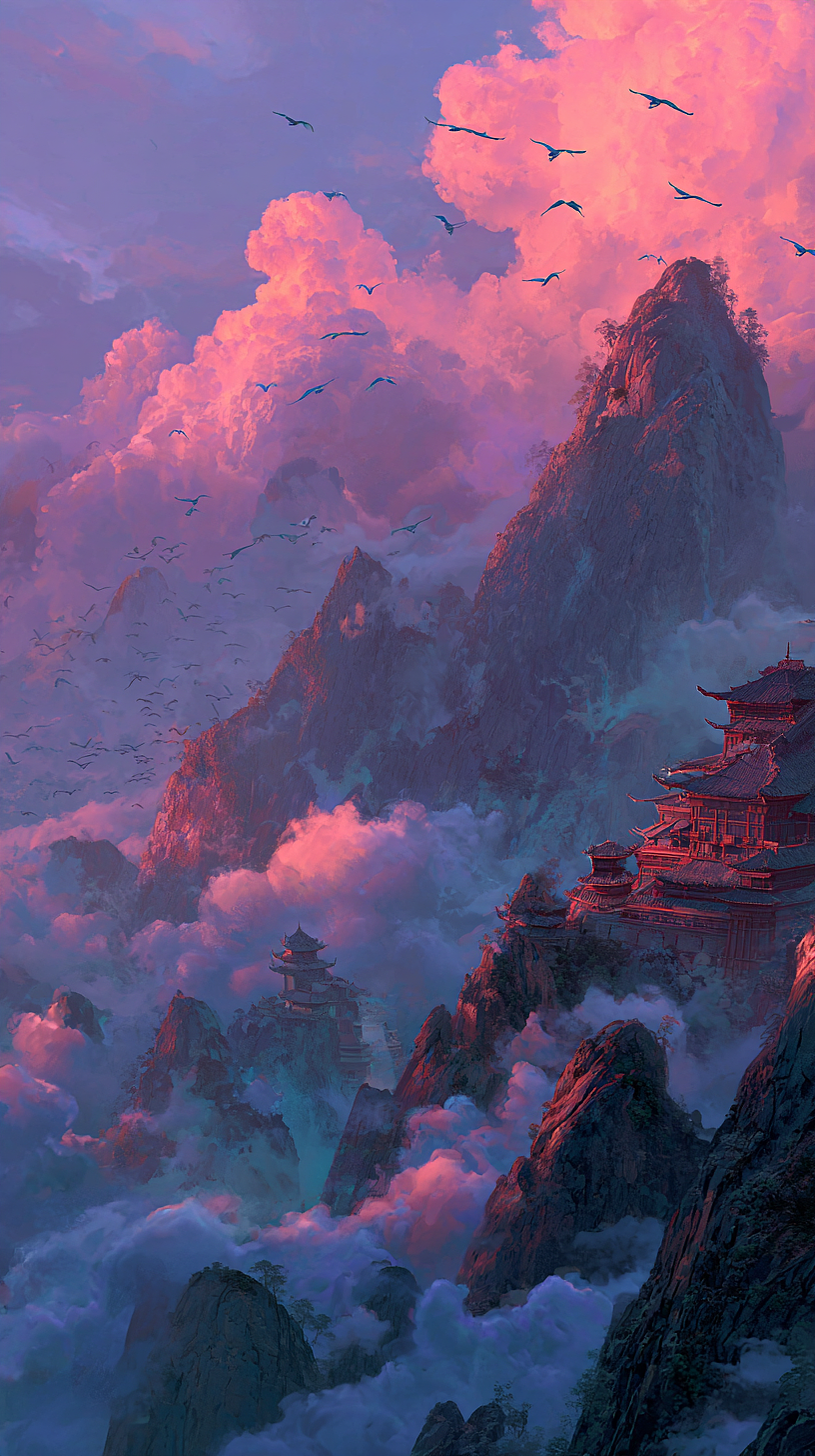 漫剧封面之《蜀山》（图ZNDAyNzE4MDgw） - AI作品 - 站酷设计师斗神俊俊原创素材 - 站酷ZCOOL