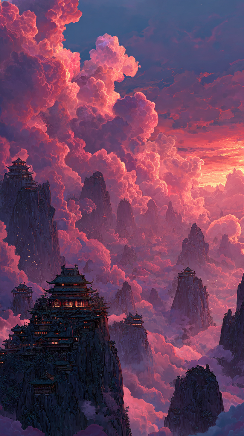 漫剧封面之《蜀山》（图ZNDAyNzE4MTEy） - AI作品 - 站酷设计师斗神俊俊原创素材 - 站酷ZCOOL