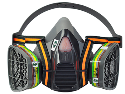 方盾防毒口罩：化工喷漆作业的呼吸安全保障