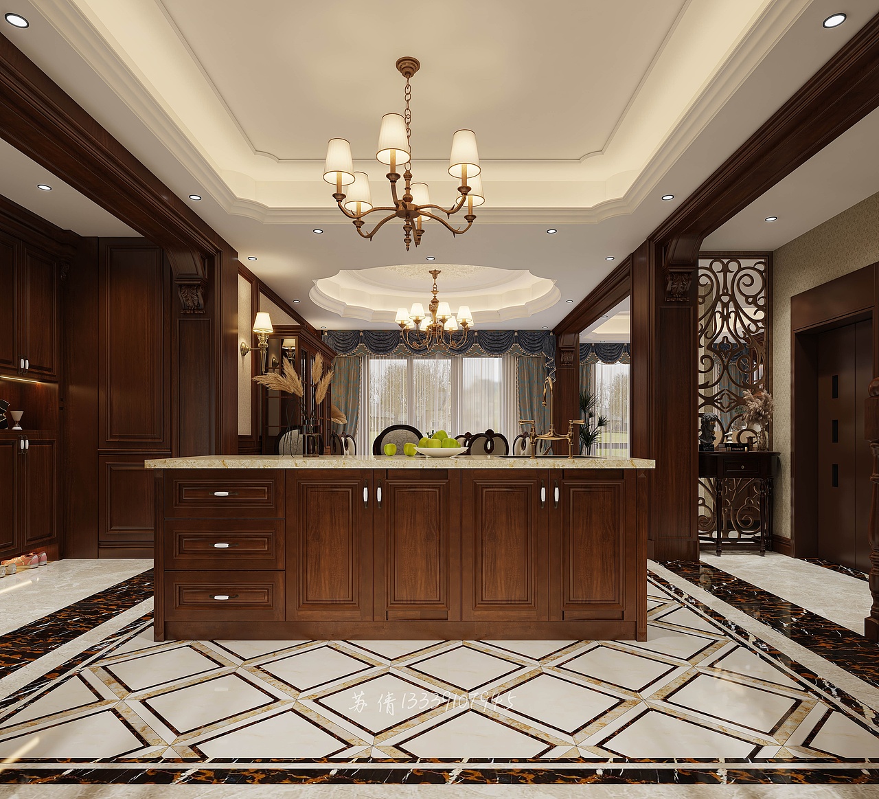 美式复古（图ZNDAyNzIwMjM2） - 家装设计 - 站酷设计师苏倩13339107945原创素材 - 站酷ZCOOL