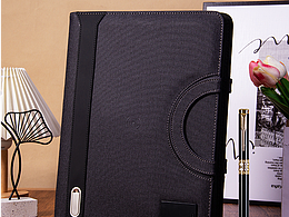 商务办公无线充电内置U盘经理夹