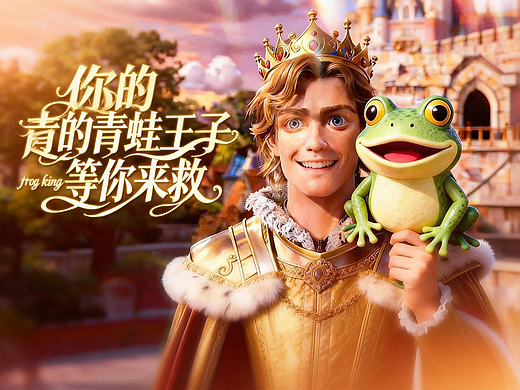 这样的青蛙王子🐸，你愿意救吗