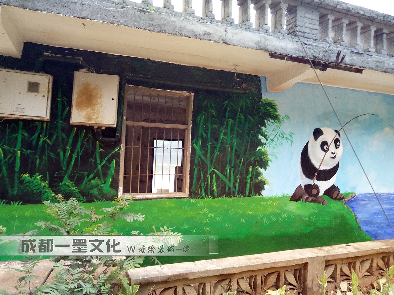 美丽乡村，农村墙绘，风景壁画（图ZNDAyNzI3NTQw） - 绘画 - 站酷设计师美丽乡村壁画墙绘原创素材 - 站酷ZCOOL