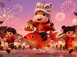 2026马年-年货节主视觉设计