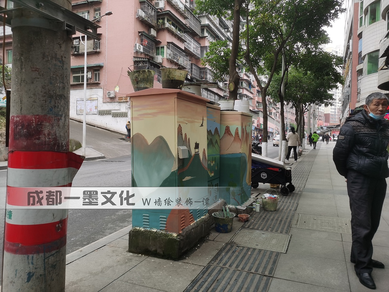 电箱绘画，电箱壁画，社区文化墙（图ZNDAyNzM3MDQ4） - 绘画 - 站酷设计师农村壁画原创素材 - 站酷ZCOOL