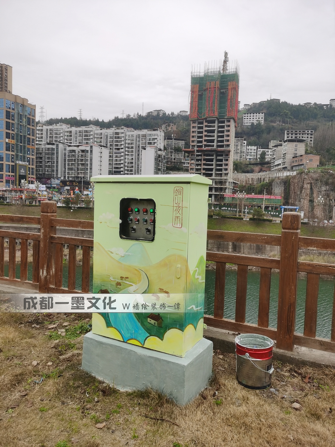 电箱绘画，电箱壁画，社区文化墙（图ZNDAyNzM3MDgw） - 绘画 - 站酷设计师农村壁画原创素材 - 站酷ZCOOL