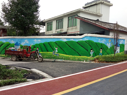 美丽乡村，乡村文化墙，农村壁画