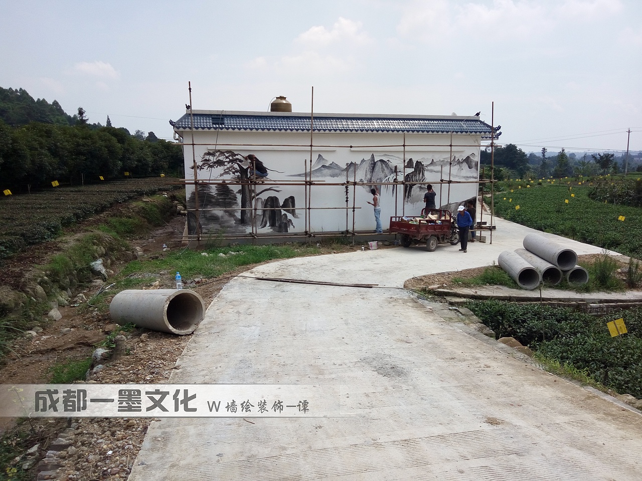 美丽乡村，农村壁画，农耕文化墙（图ZNDAyNzQyODYw） - 绘画 - 站酷设计师新农村壁画原创素材 - 站酷ZCOOL