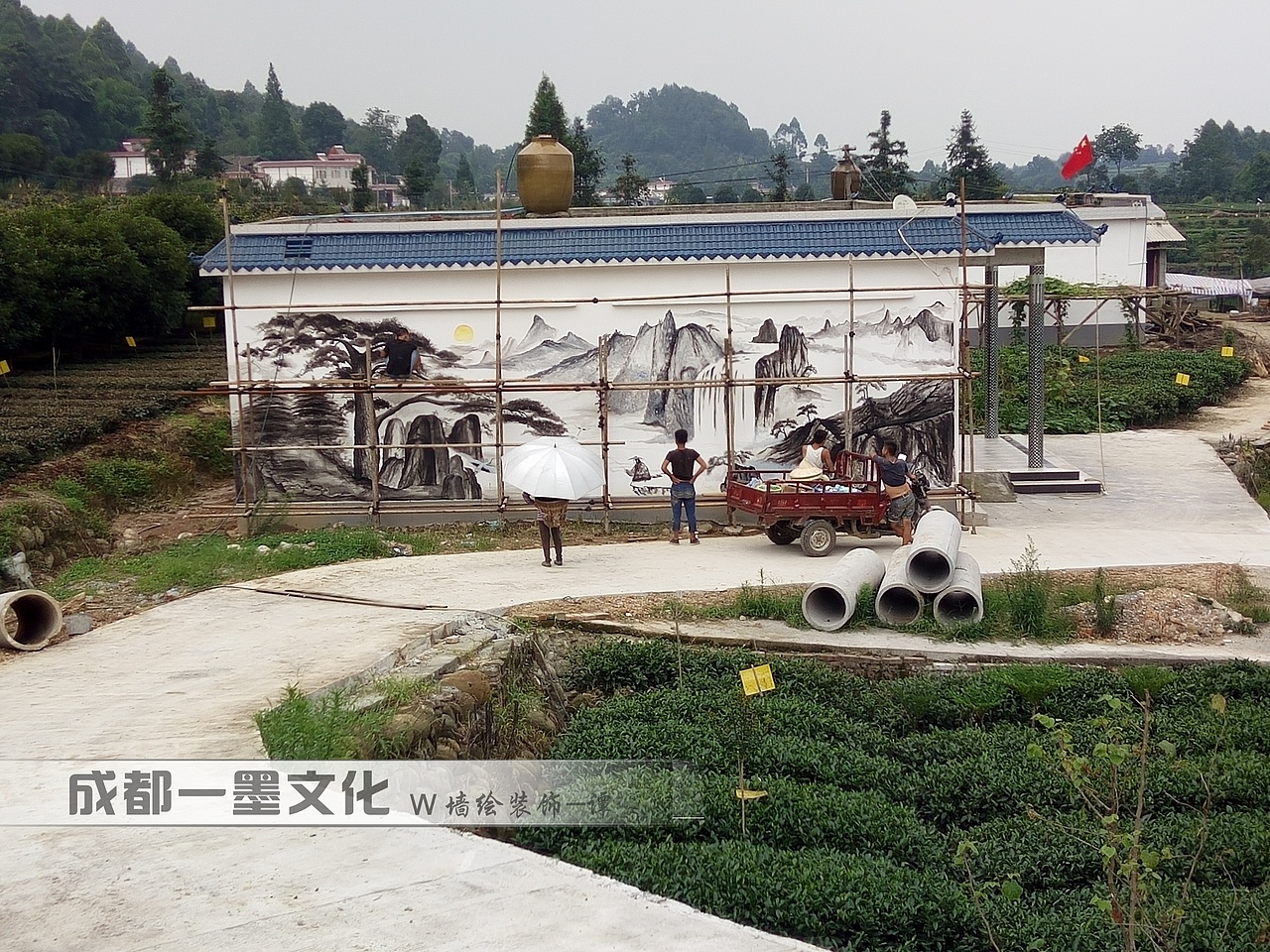 美丽乡村，农村壁画，农耕文化墙（图ZNDAyNzQyODY0） - 绘画 - 站酷设计师新农村壁画原创素材 - 站酷ZCOOL