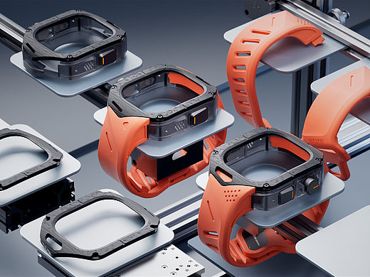 手表手机配件渲染