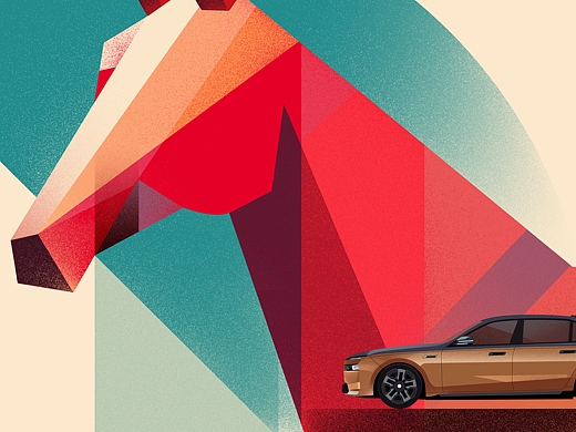 BMW宝马｜2026新年插画《宝马年好》